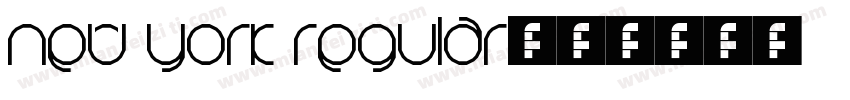 New York Regular字体转换